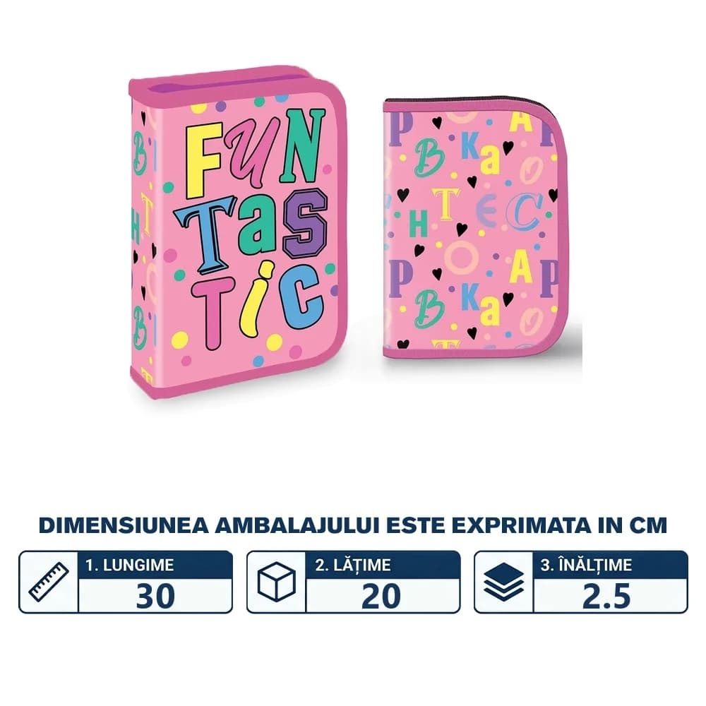 Penar echipat, 1 fermoar, 2 extensii, 30 piese, FUNTASTIC - YOLLO — miniatură