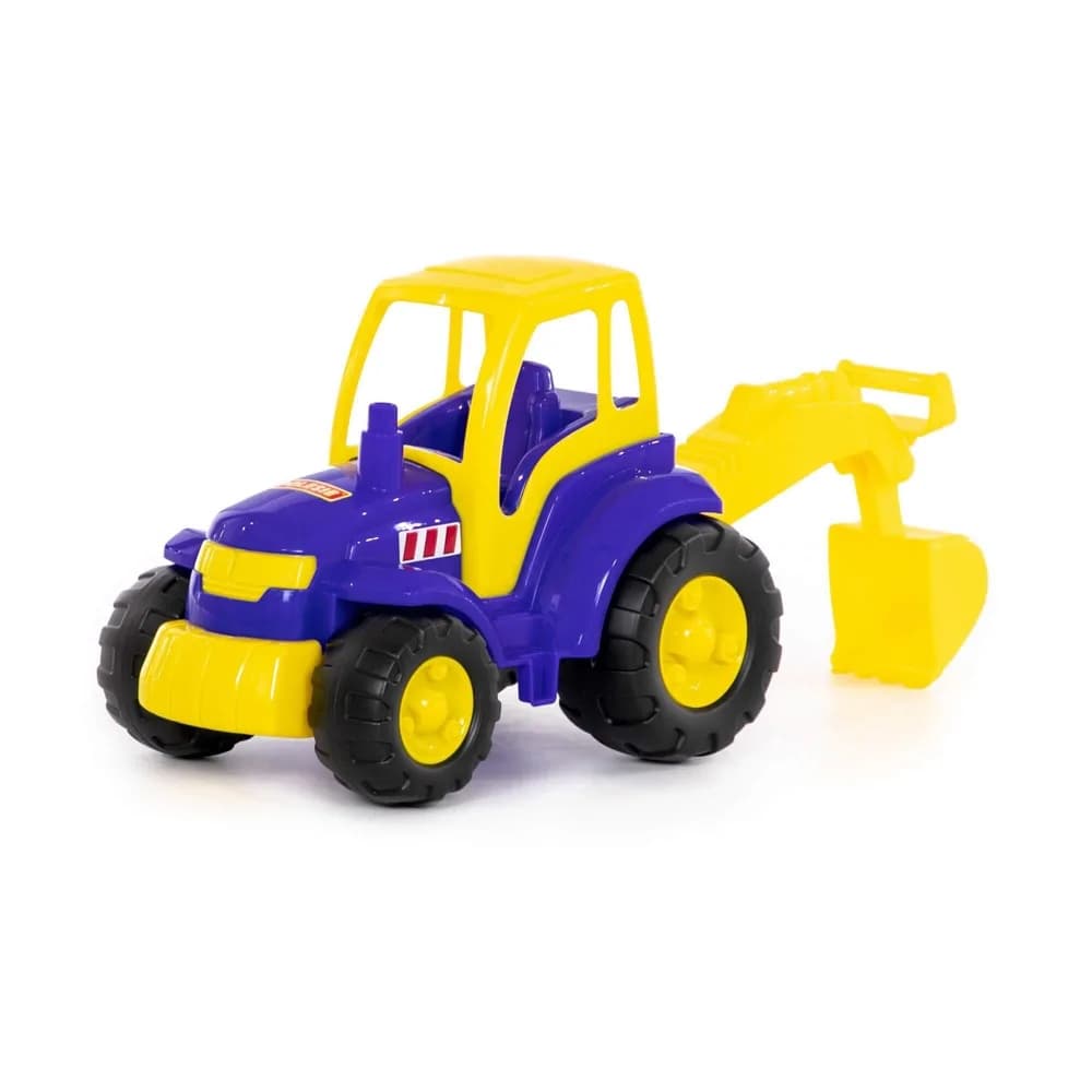 Tractor-excavator - Champion, 36x22x31 cm, Polesie — miniatură