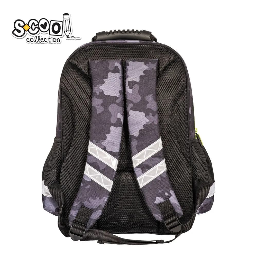Ghiozdan ergonomic, 40.5x29x13.5 cm, AIR FORCE - S-COOL — miniatură