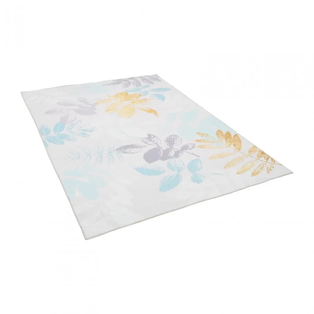 Covor printat, LEAFS 160x230 cm, lavabil cu spate antialunecare, inaltime fir 3mm — miniatură