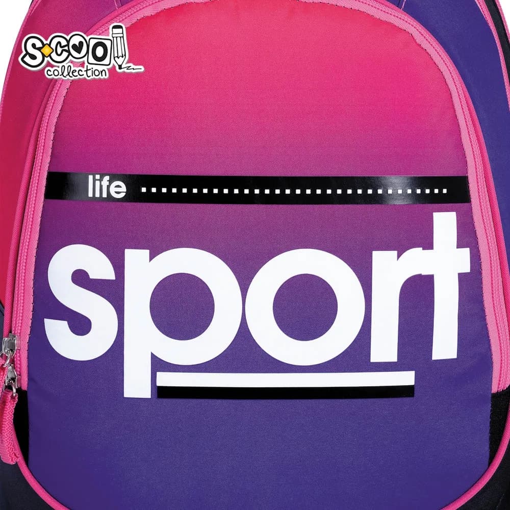 Ghiozdan anatomic light, 41x28x17 cm, SPORT - S-COOL — miniatură