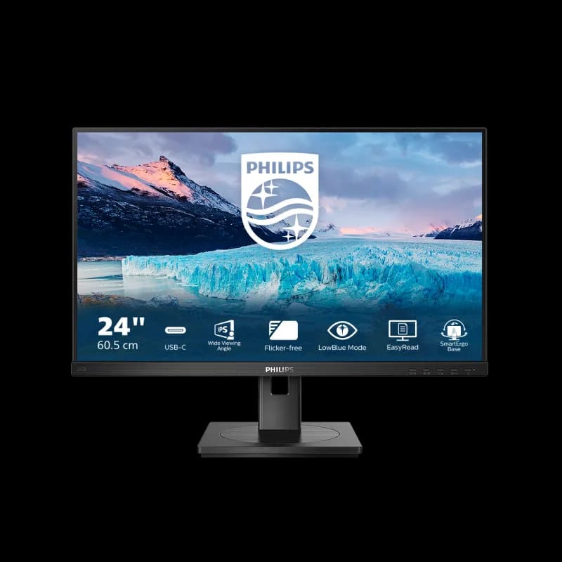 Monitor Consumer Philips 243S1/00, 23.8", 1920 x 1080 pixeli, Black