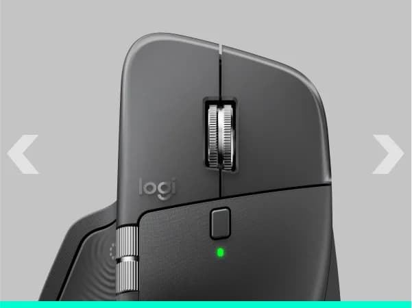 Mouse MX Master 4 - 8K DPI MagSpeed Scrolling Logi Bolt Receiver, Bluetooth Graphite "910-007617" — miniatură