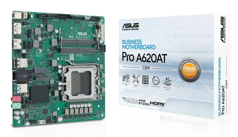 Placa de baza PRO B840M-B AMD B840 Socket AM5 mATX "90MB1L5M-M0EAYC" — miniatură