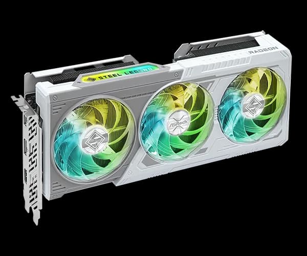 Placa video Asrock "Radeon RX 9060 XT Steel Legend 16GB OC", 16GB GDDR6, 128 bit, PCI Express 5.0 x16, 2 x DisplayPort 2.1a, HDMI 2.b1, racire activa 2 x fan, PSU recomandat 750W, "RX9060XT SL 16GO"