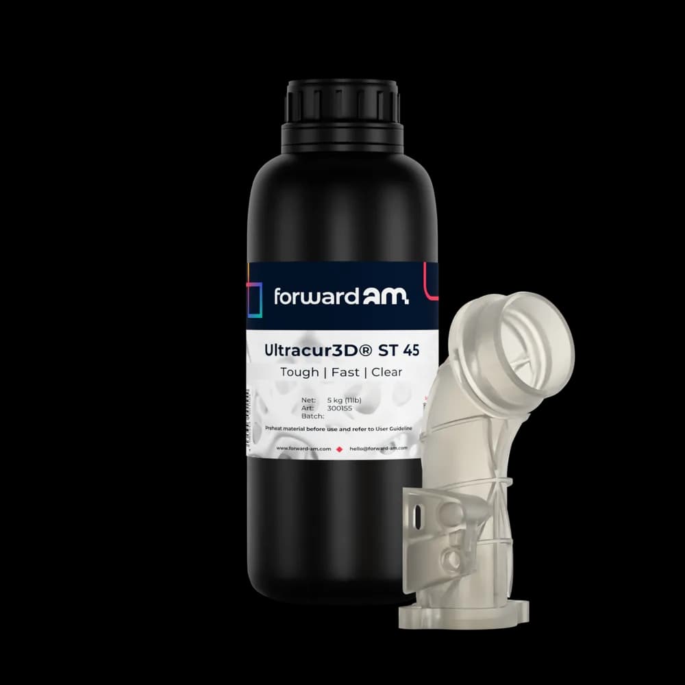 Rășină 3D Forward AM Ultracur3D Tough UV ST 4500 – 5 kg – Clear — miniatură