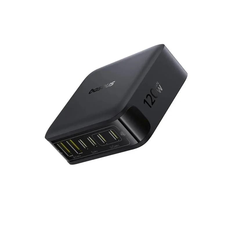 INCARCATOR retea Baseus EnerFill FH21, Quick Charge 120W, 4 x USB Type-C, 2 x USB, negru "E0120T00" - 6932172698331