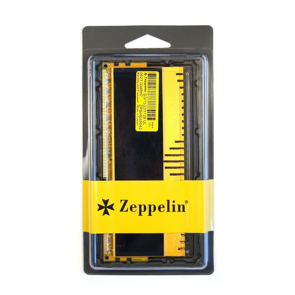 MEMORIE DDR Zeppelin DDR3 8GB frecventa 1333 MHz, 1 modul, radiator, retail "ZE-DDR3-8G1333-RD-GM"