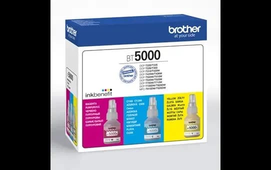 Combo-Pack Original Brother CMY,BT5000CLVAL, pentru DCP-T300|T310|T510|T500|T700|MFC-T910, 15K, incl.TV 1.2 RON, "BT5000CLVAL" — miniatură