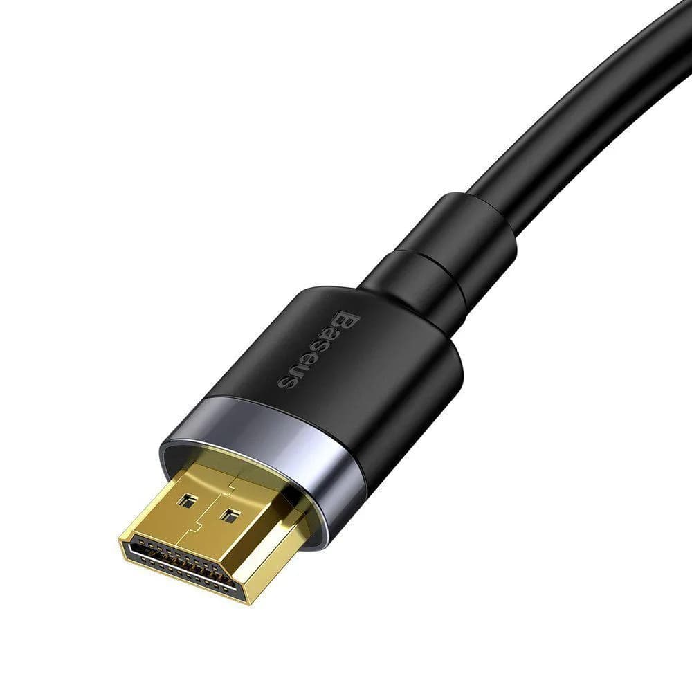 Cablu Baseus Cafule HDMI (T) 2m, negru — miniatură