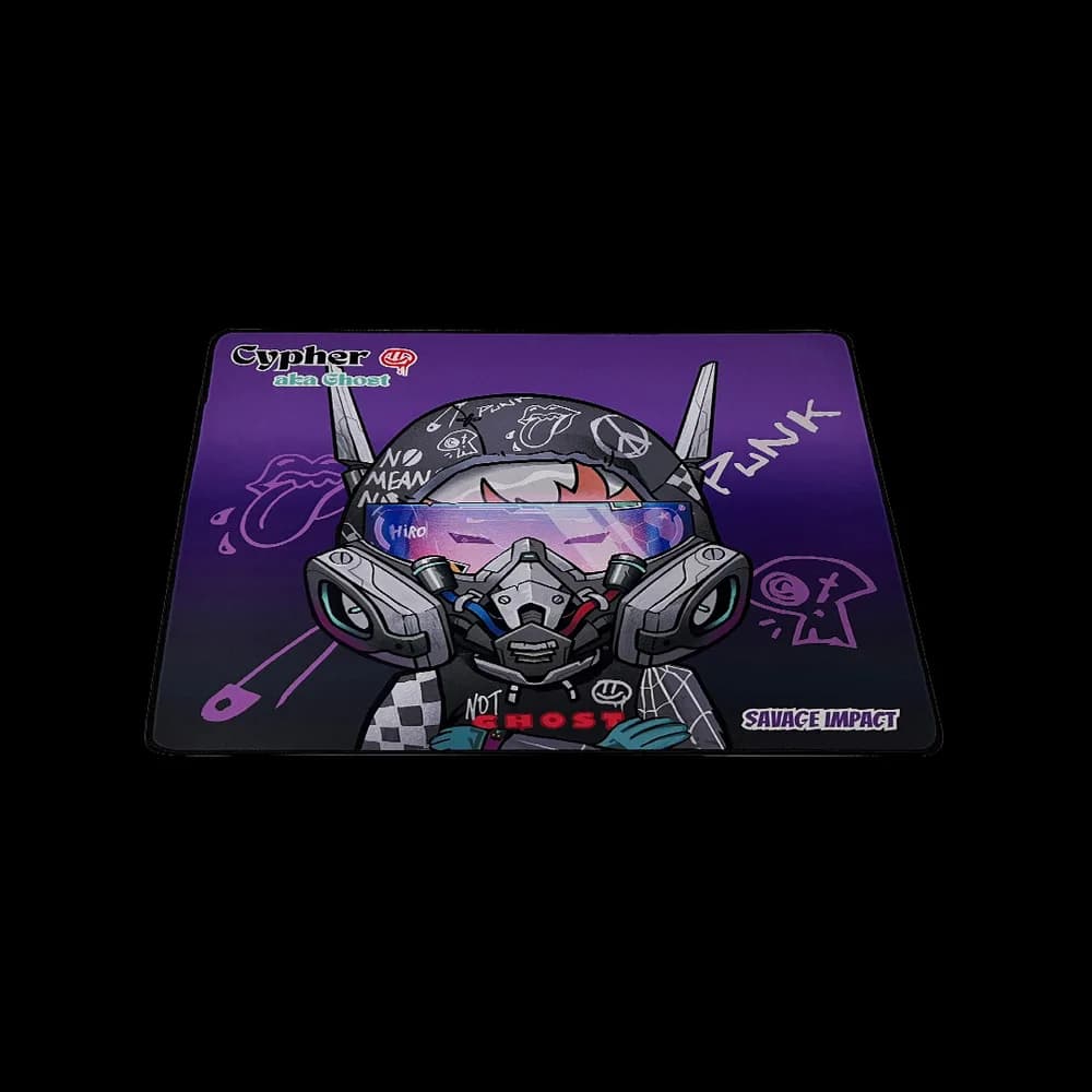 MousePAD A4TECH - gaming, Bloody "BP-45W" Cypher Ghost, cauciuc si material textil, 453 x 400 x 5 mm, imagine, "BP-45W Cypher Ghost" 4711421 002448 — miniatură