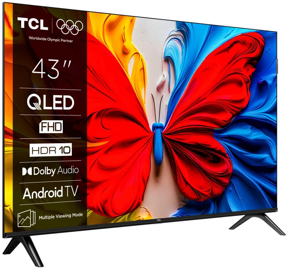 Televizor TCL QLED 43S51K, 108 cm, Smart Android TV, FHD — miniatură