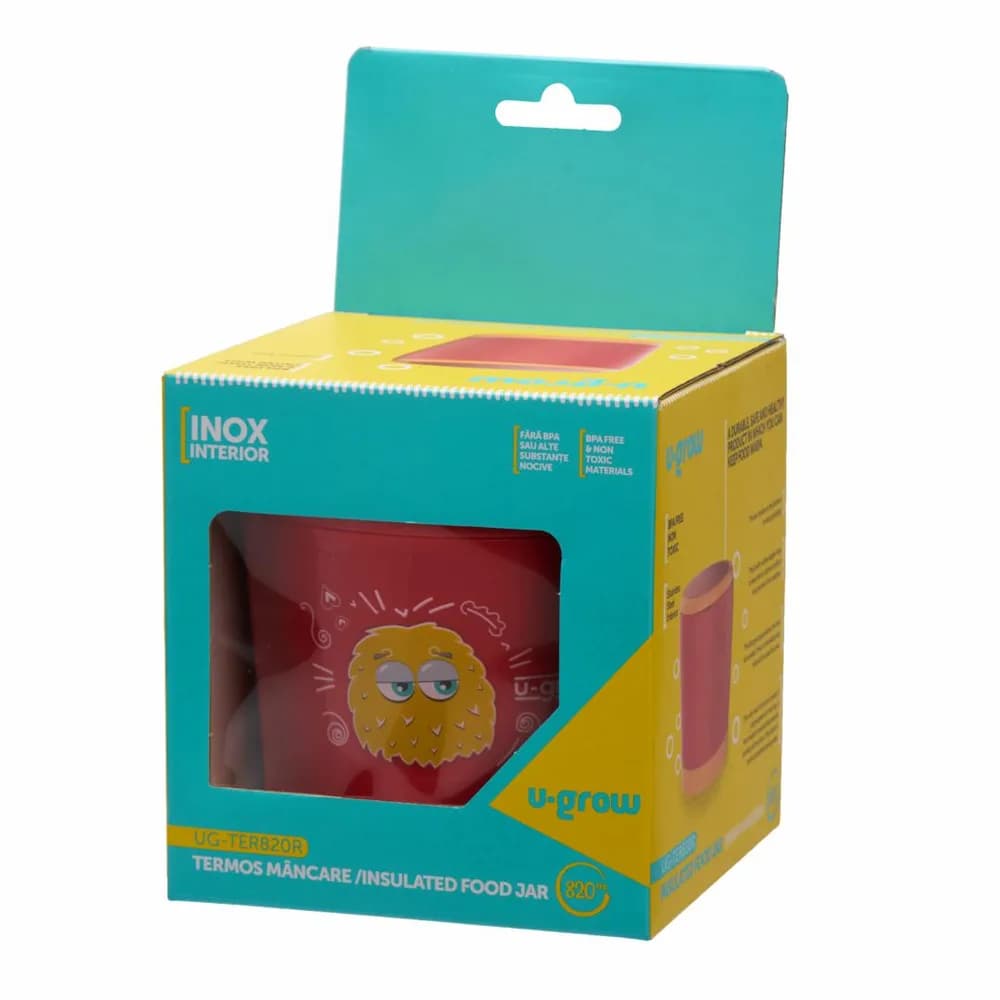 Recipient termic pentru pastrare mancare bebelusi U-Grow, 820 ml — miniatură