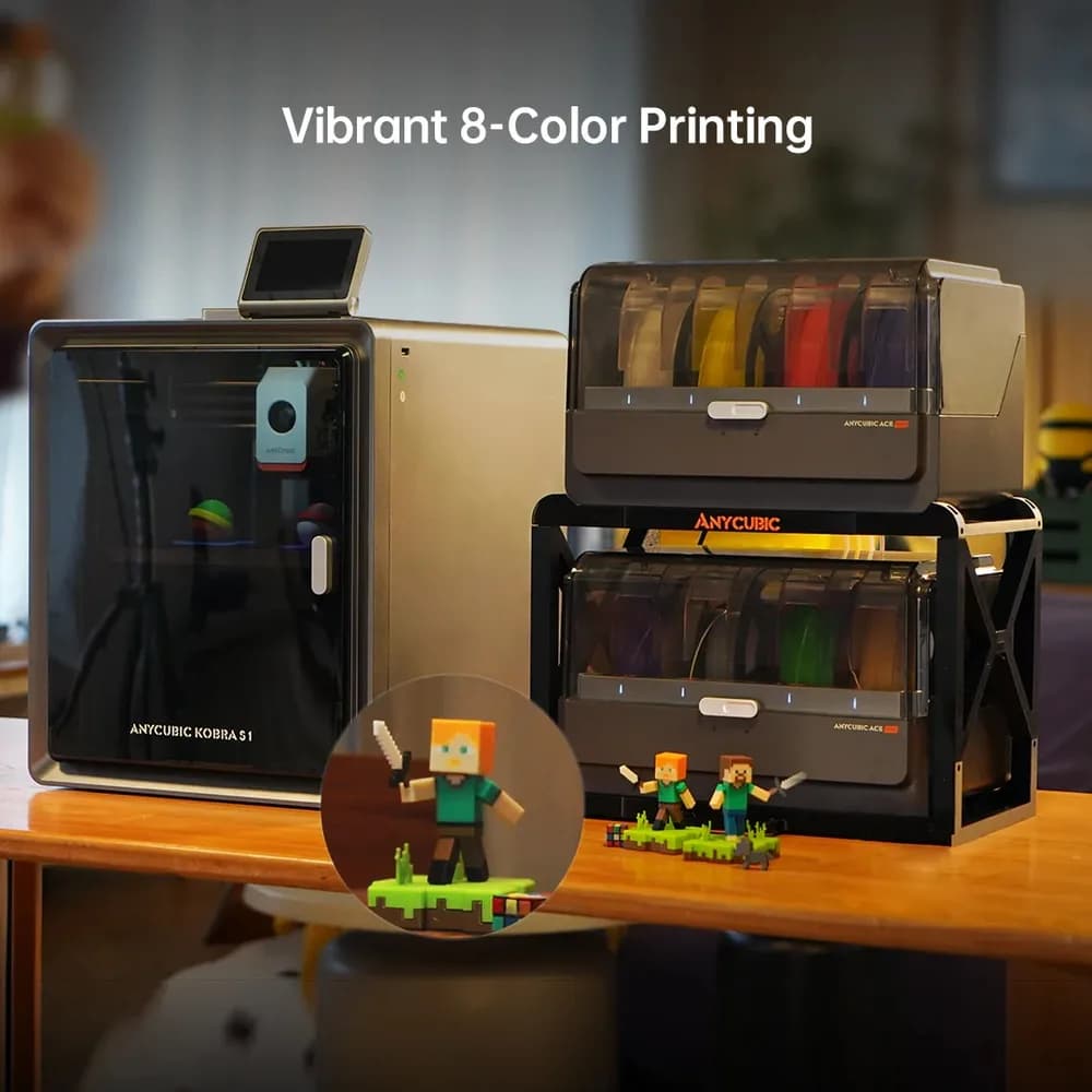 Imprimantă 3D Anycubic Kobra S1 Combo — miniatură