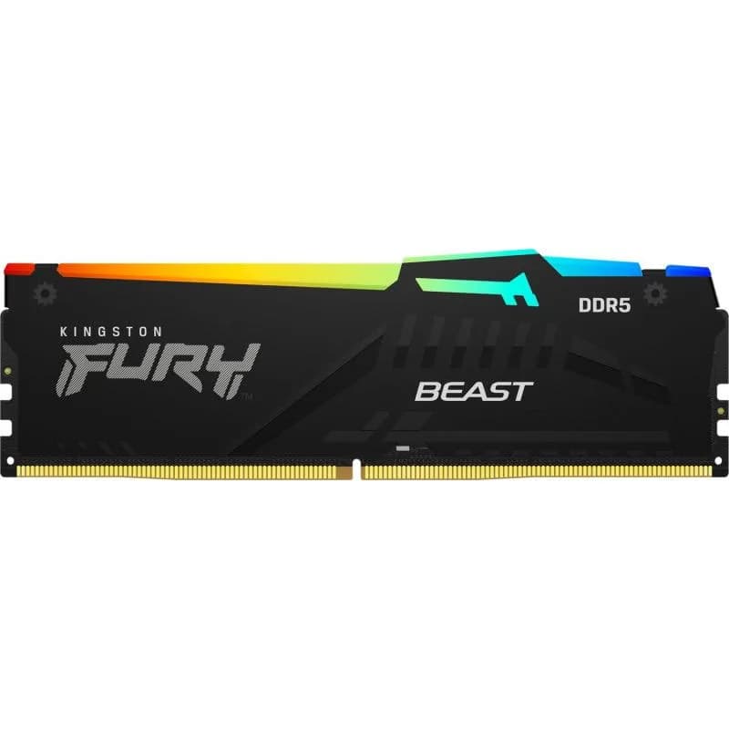 Memorie RAM Kingston FURY Beast, 16GB DDR5, 5200MHz, CL40