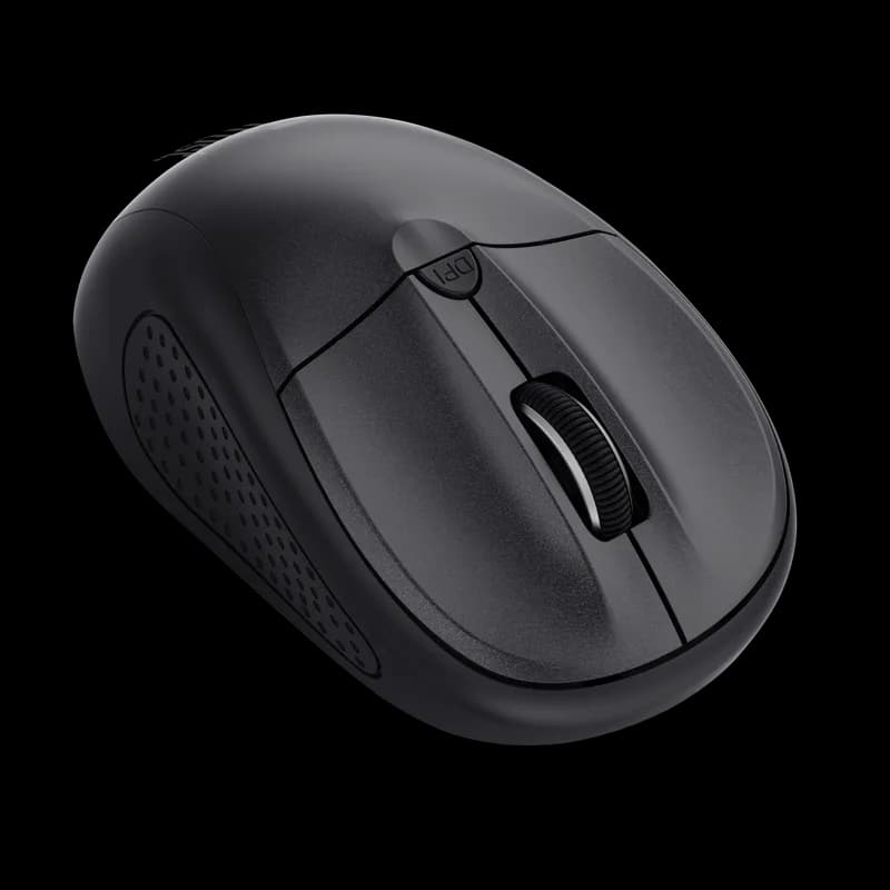 Mouse Wireless Trust Primo, 1600 dpi, Negru — miniatură
