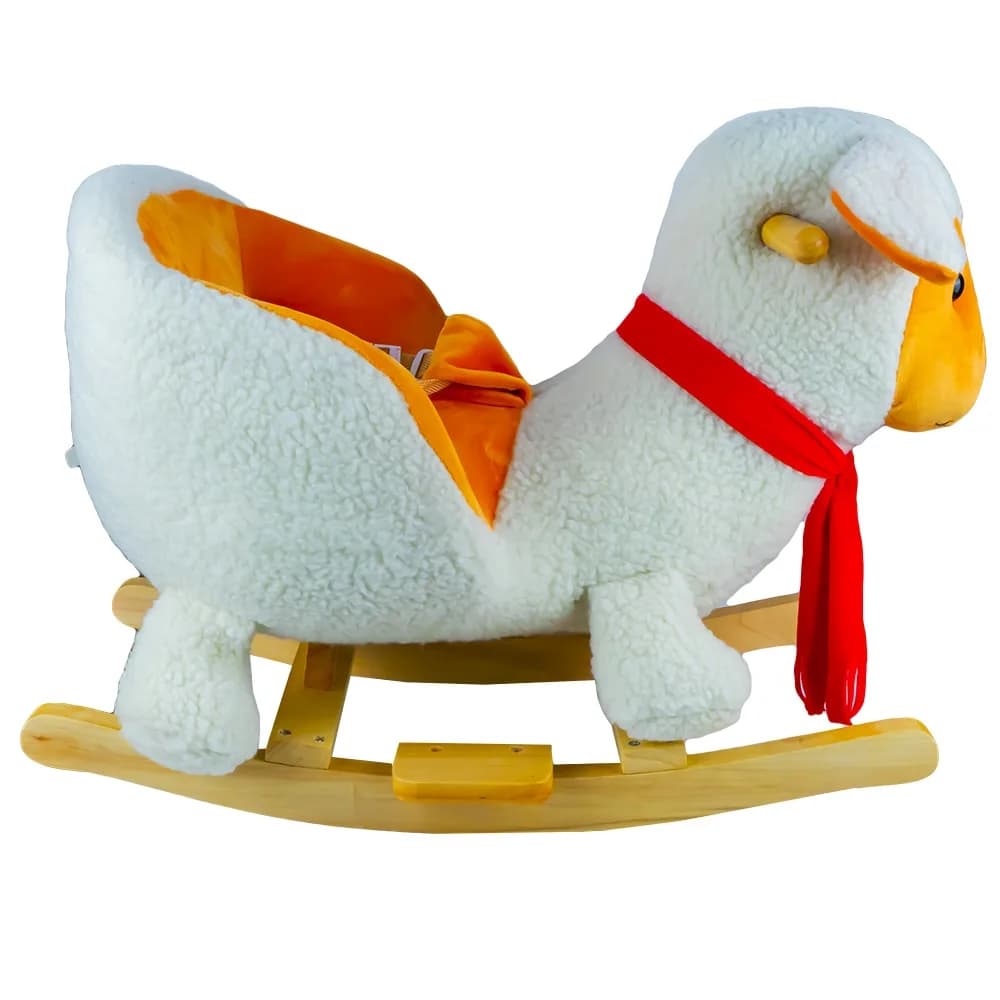 Balansoar pentru bebelusi, Oita, lemn + plus, 60x34x45 cm — miniatură
