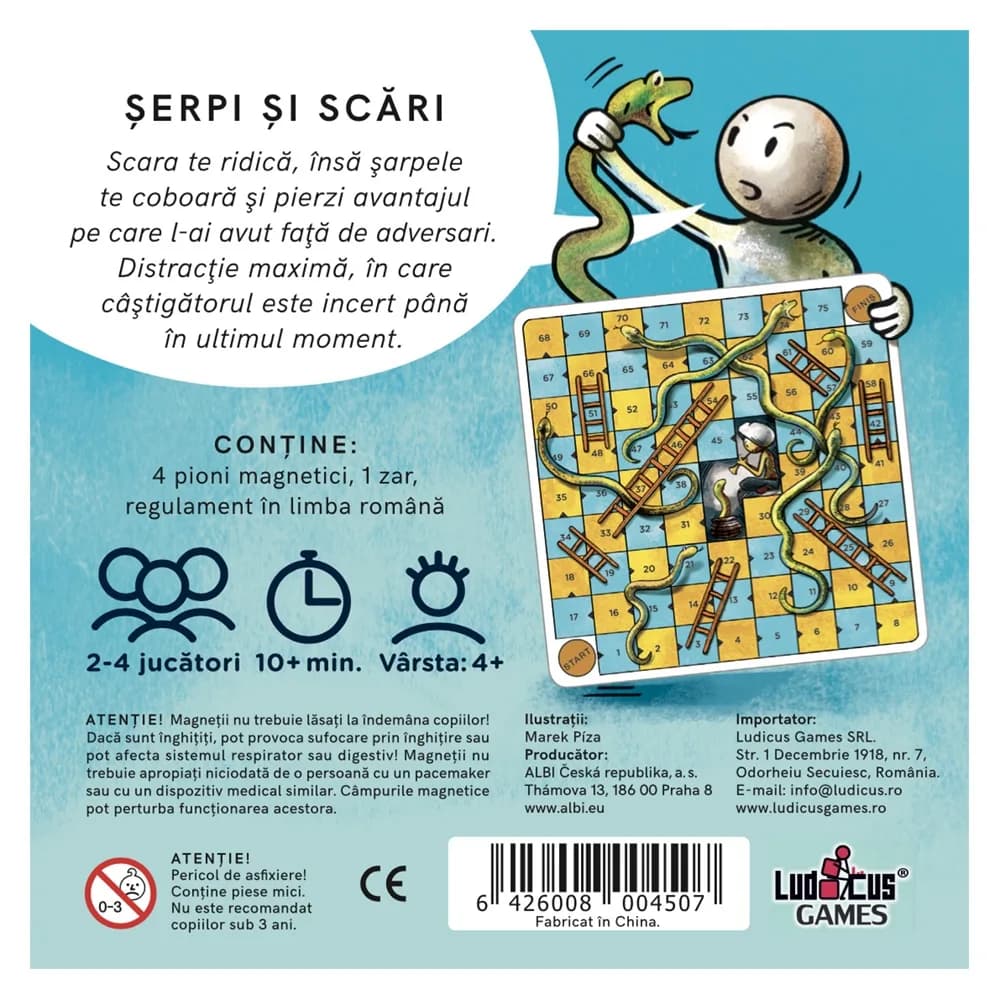 Joc magnetic - Serpi si scari — miniatură