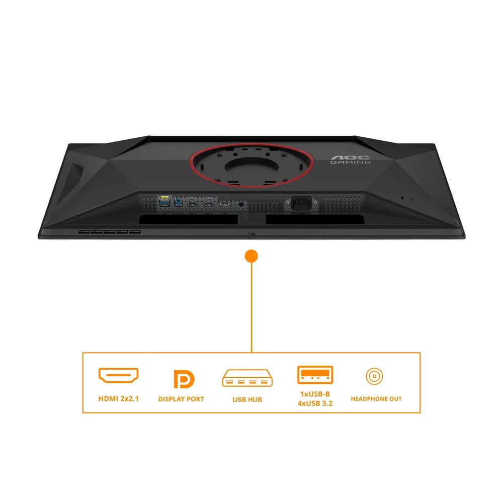Monitor Gaming QD - OLED AOC 27" Q27G4ZD, QHD (2560 x 1440), HDMI, DisplayPort, Pivot, 280 Hz, 0.03 ms (Negru) "Q27G4ZD" — miniatură