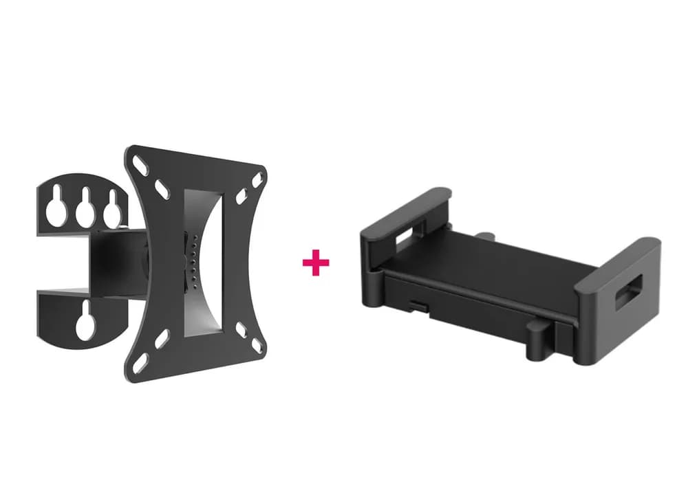 Suport perete tableta Blackmount BM-CT100 si Clema universală pentru tabletă/telefon Blackmount PAD29-02