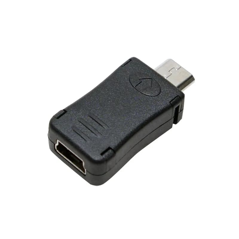 ADAPTOR LOGILINK, Micro-USB (T) la Mini-USB (M), negru, "AU0010"