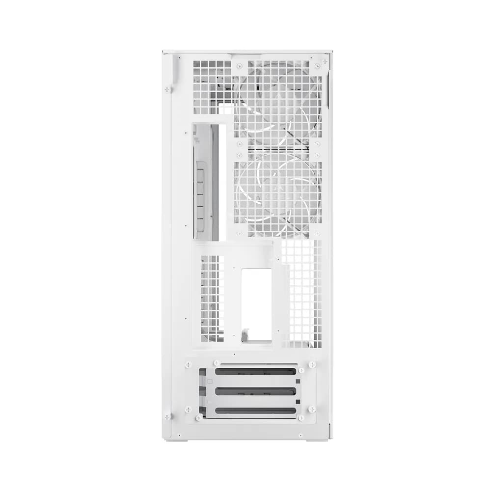 CARCASA Arctic "Xtender VG Wh", mid tower, max 8xfan, 3x P14 Pro R A-RGB si 2x P12 Pro A-RGB instalate, shroud 24 LED ARGB, USB-C x 1, USB 3.2 x 2, audio+mic, 7 sloturi exp, GPU vertical, riser PCIe 4.0, alb, "ACPCC00017A" — miniatură
