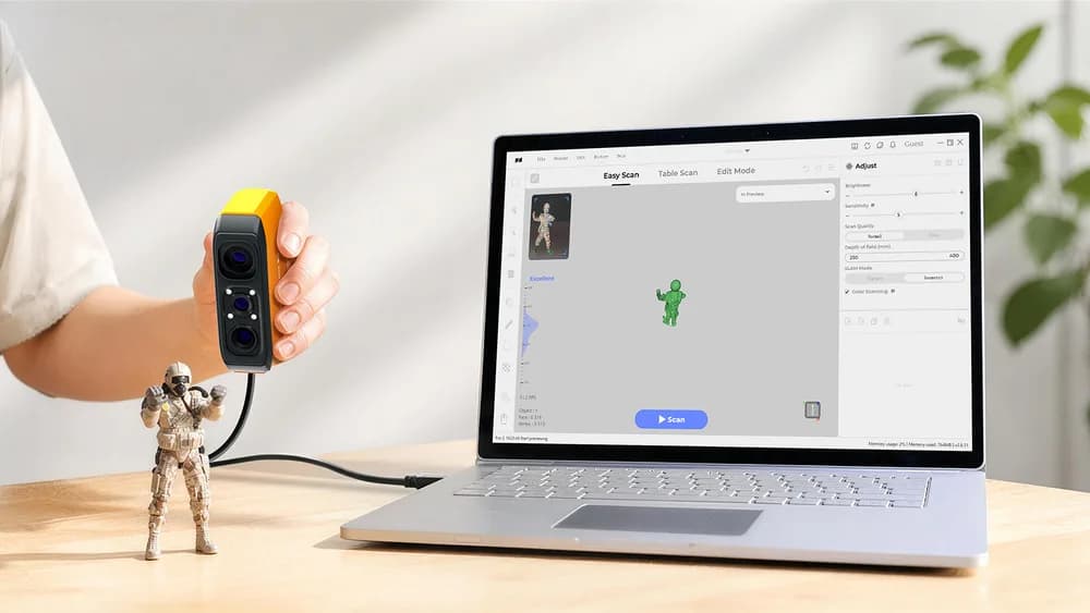 Accesoriu scaner 3D 3DMakerpro Fox — miniatură