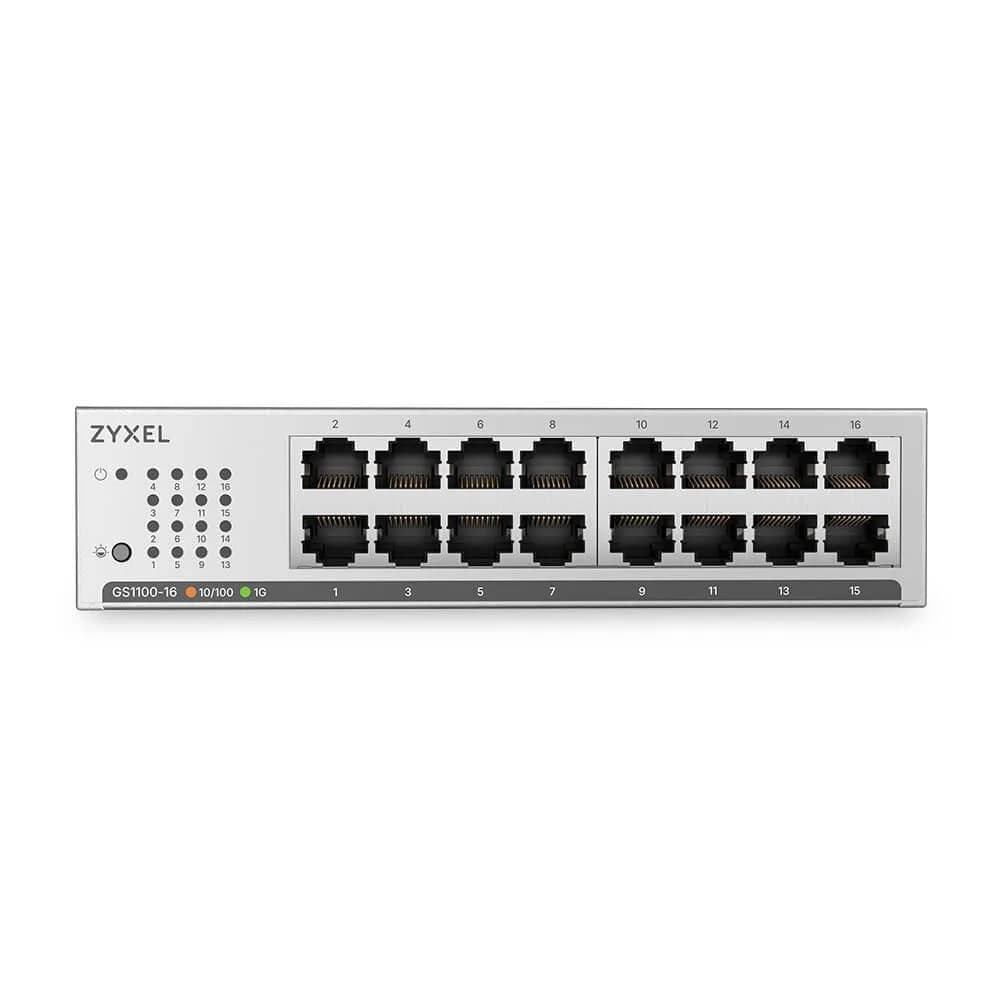 ZYXEL GS1100-16 16-PORT GBE UNMG SWITCH — miniatură