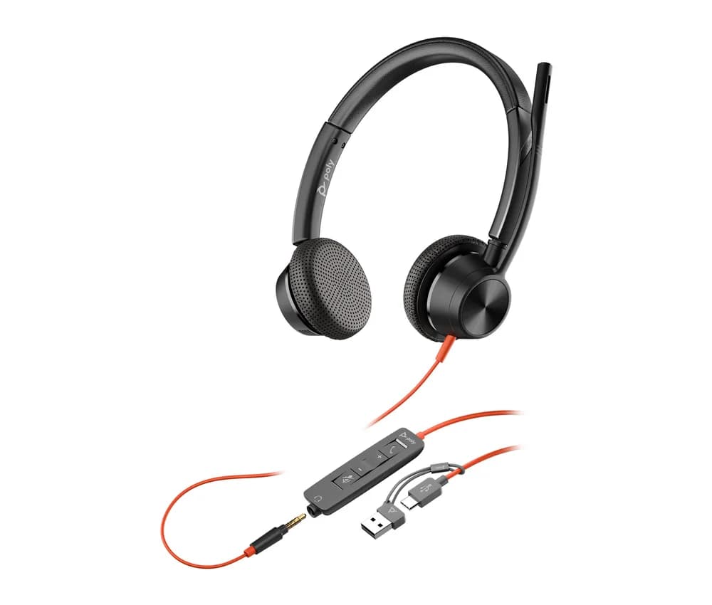 Poly BW 3325 USB-C HS +3.5mmP +USB-C/A"8X221AA" — miniatură