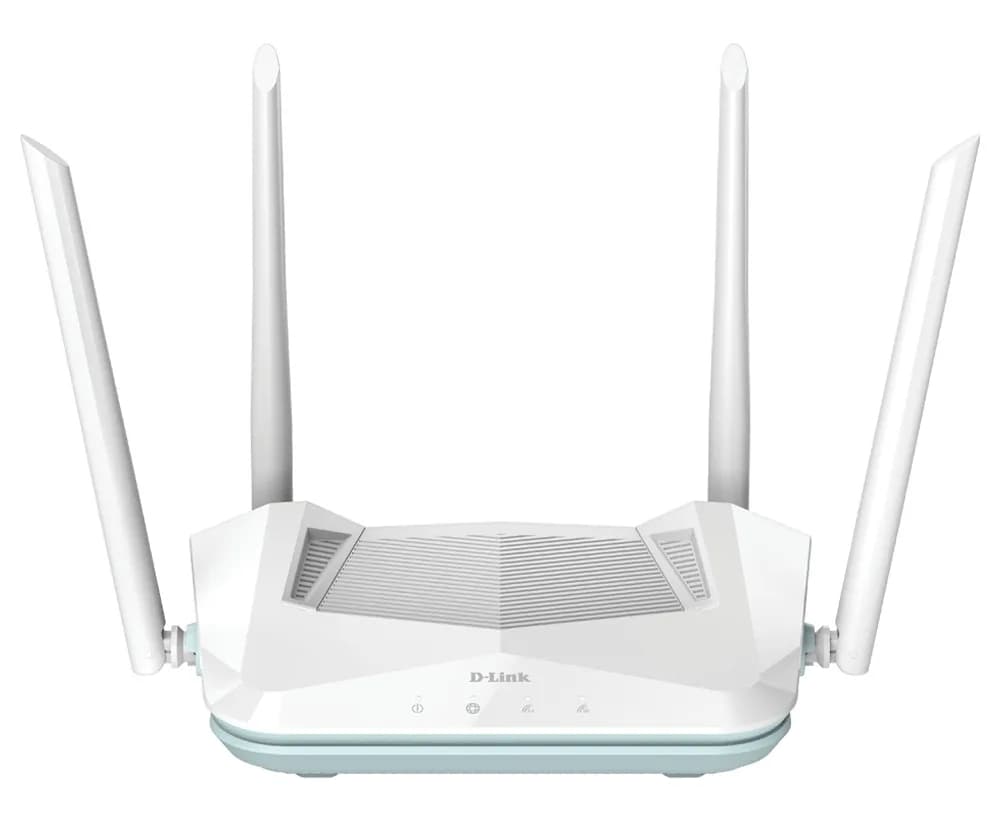 ROUTER D-Link wireless AX1500,1 x WAN Gigabit, 3 porturi LAN Gigabit, 2.4 Ghz/5 Ghz dual band, 4 antene externe, WI-FI 6 "R15"