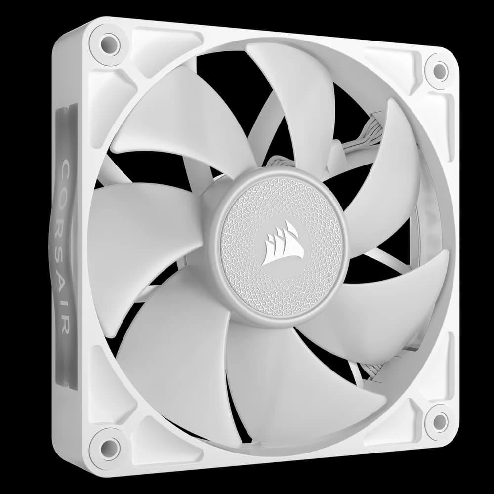 VENTILATOR Corsair iCUE LINK RX120 RGB ALB, viteza 0.400-2100 RPM +/- 10%, 10.5-74.2 CFM, Presiune Statica: 0.12-4.38 mm-H2O, 10-36dBA, Prindere magnetica, Lungime cablu 135mm "CO-9051021-WW" — miniatură