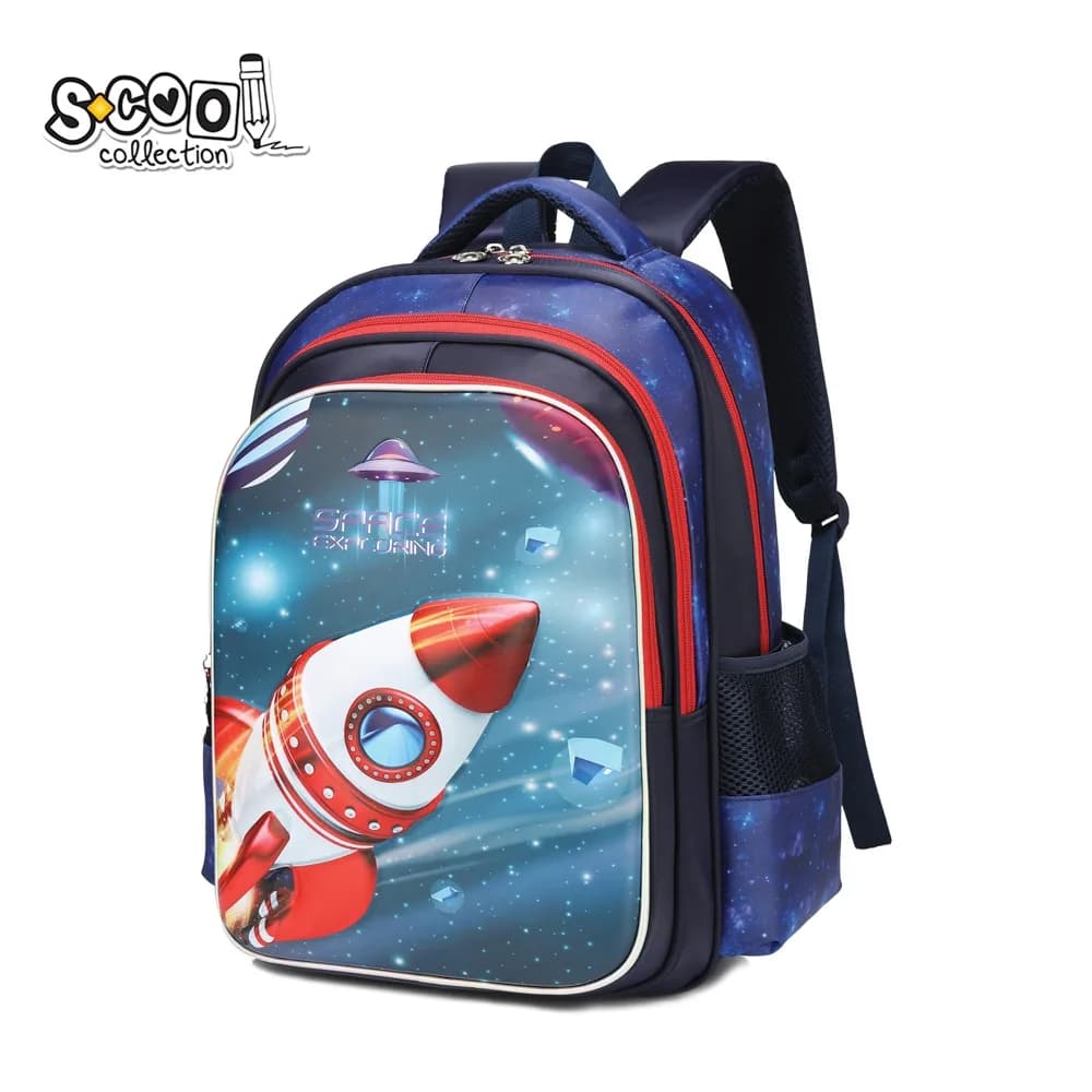 Ghiozdan 3D, 31x24x41 cm, SPACE - S-COOL — miniatură