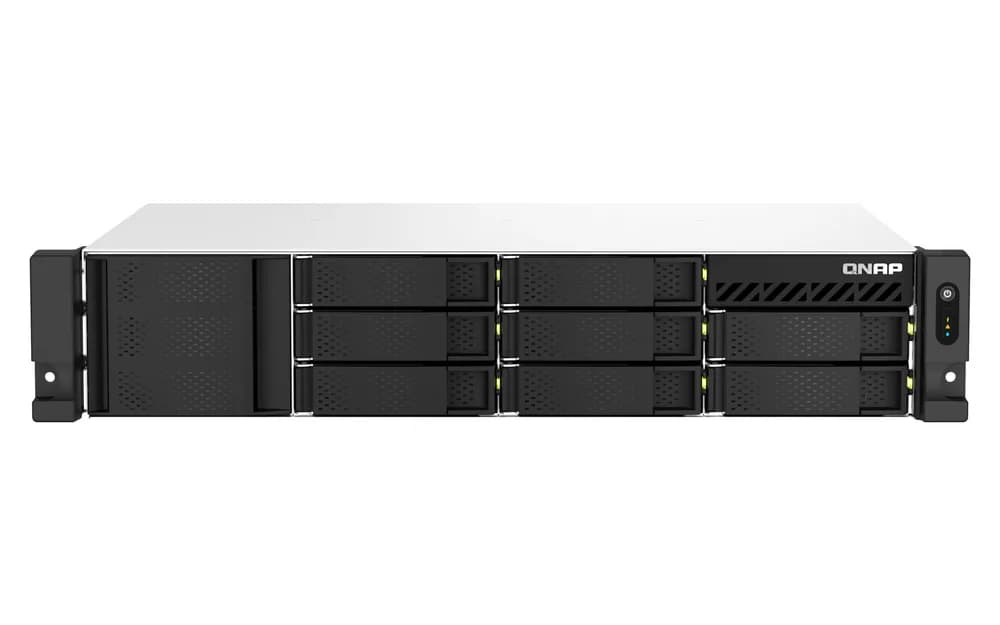 NAS QNAP 864AEU 8BAY 2.2GHZ 4GB 2U SATA "TS-864EU-RP-8G"