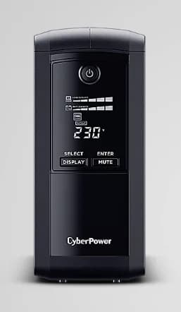 UPS CYBER POWER Line Int. cu manag,LCD,tower,700VA/390W,AVR,6xIEC C13,LCD,1x12V/7Ah,Backup 1- 8 min,incarcare 8h,USB,port RS232,combo RJ45,GreenP "VP700EILCD" — miniatură