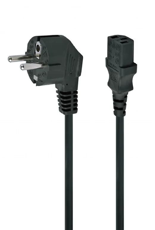 CABLU alimentare GEMBIRD 1m, intrare Shucko, iesire C13, 6A, black, "PC-186-1M"
