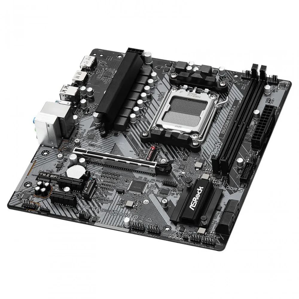 Placa de baza ASRock B650M-H/M.2+, Socket AM5, DDR5, Micro-ATX — miniatură