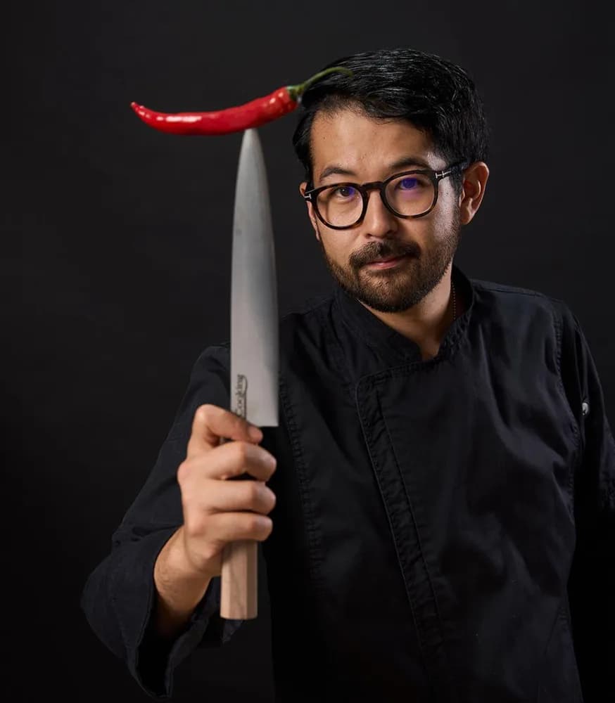 CUTIT SUJIHIKI 24 CM, RIKITO WATANABE, SAMURAI GOURMET, COOKING BY HEINNER — miniatură