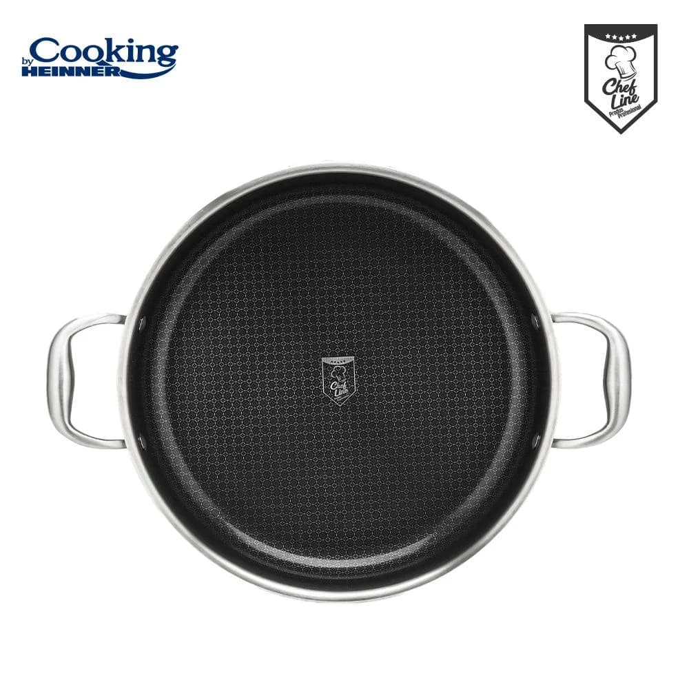 CRATITA CU CAPAC, 30x7.8 CM, 4.8 L, TITANIUM3, COOKING BY HEINNER — miniatură