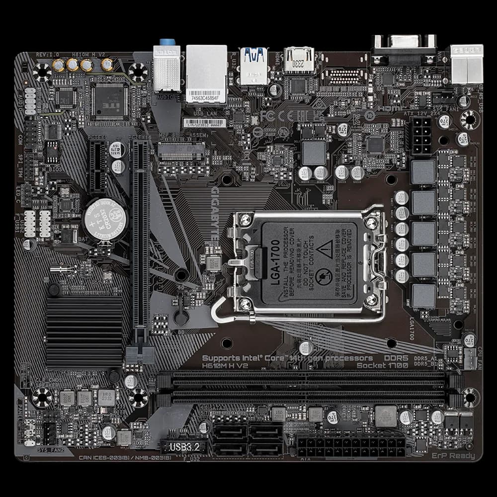 Placa de Baza GIGABYTE H610M H V2 "H610M H V2" — miniatură