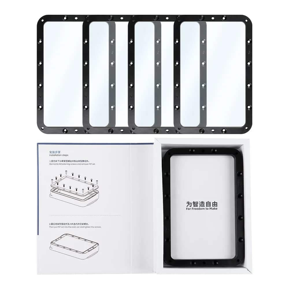 Accesoriu imprimantă 3D Anycubic 6.6 inch FEP Film-5 buc — miniatură
