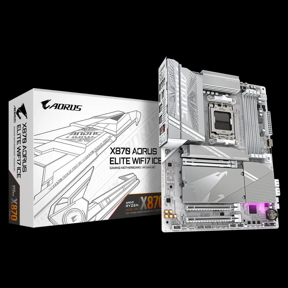 Placa de baza GIGABYTE X870 A ELITE WF7 ICE "X870 A ELITE WF7 ICE" — miniatură