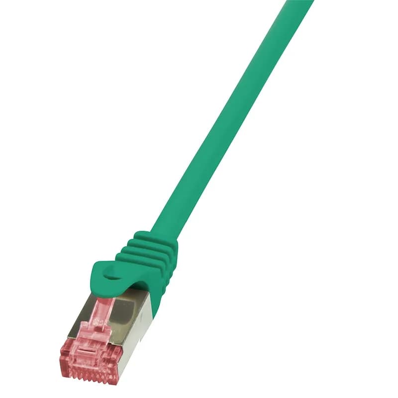PATCH CORD S/FTP LOGILINK Cat6, LSZH, cupru, 0.5 m, verde, AWG27, dublu ecranat "CQ2025S"
