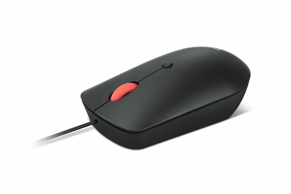 Mouse LENOVO ThinkPad USB-C Wired Compact Mouse, 2400 dpi, Negru — miniatură