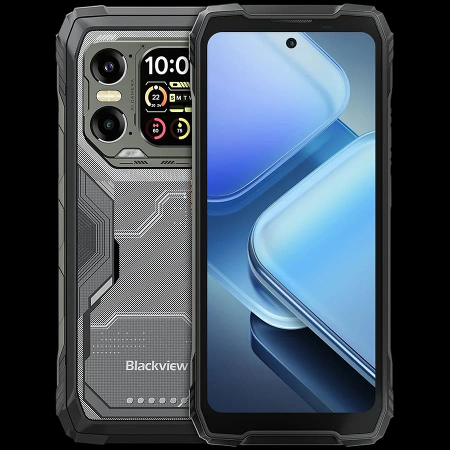 Blackview XPLORE 1 5G Rugged Phone 6.78-inch FHD 2460x1080 120Hz+2.01-inch 296x240 12+256GB MTK Dimensity 7050 octa-core 2.4Ghz Cam 50+64MP+20MP,20000mAh NFC Android "BVXPLORE1_BK12_EU"