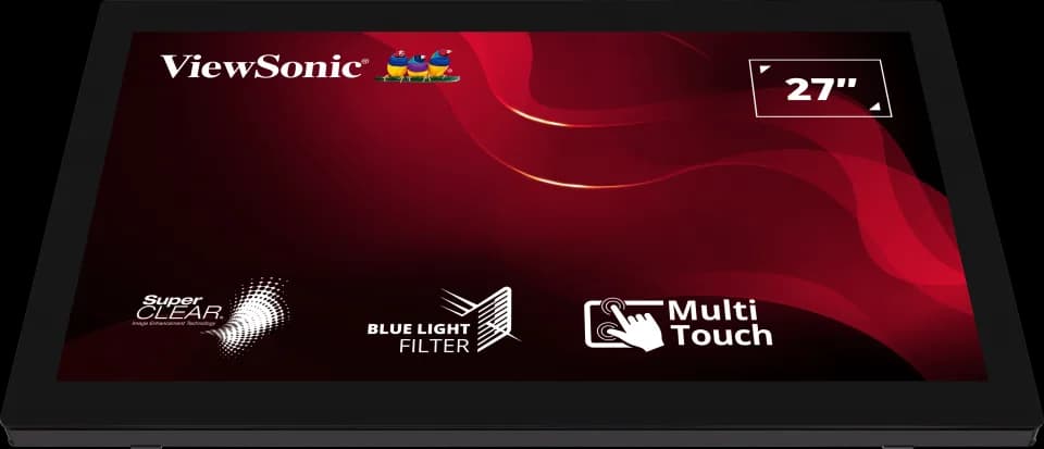 Monitor Consumer ViewSonic TD2760, 27", 1920 x 1080 pixeli, Touchscreen, Black — miniatură