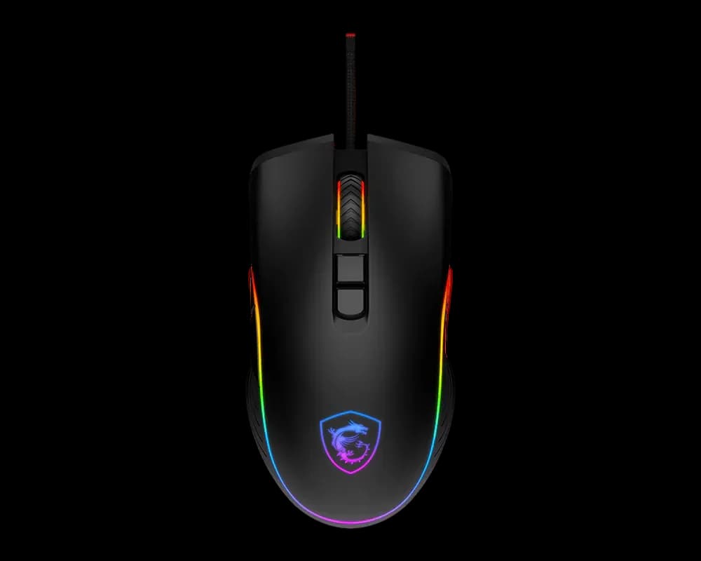 MSI Mouse Gaming FORGE GM300, RGB, 7200 DPI, USB 2.0, Negru "FORGE GM300"