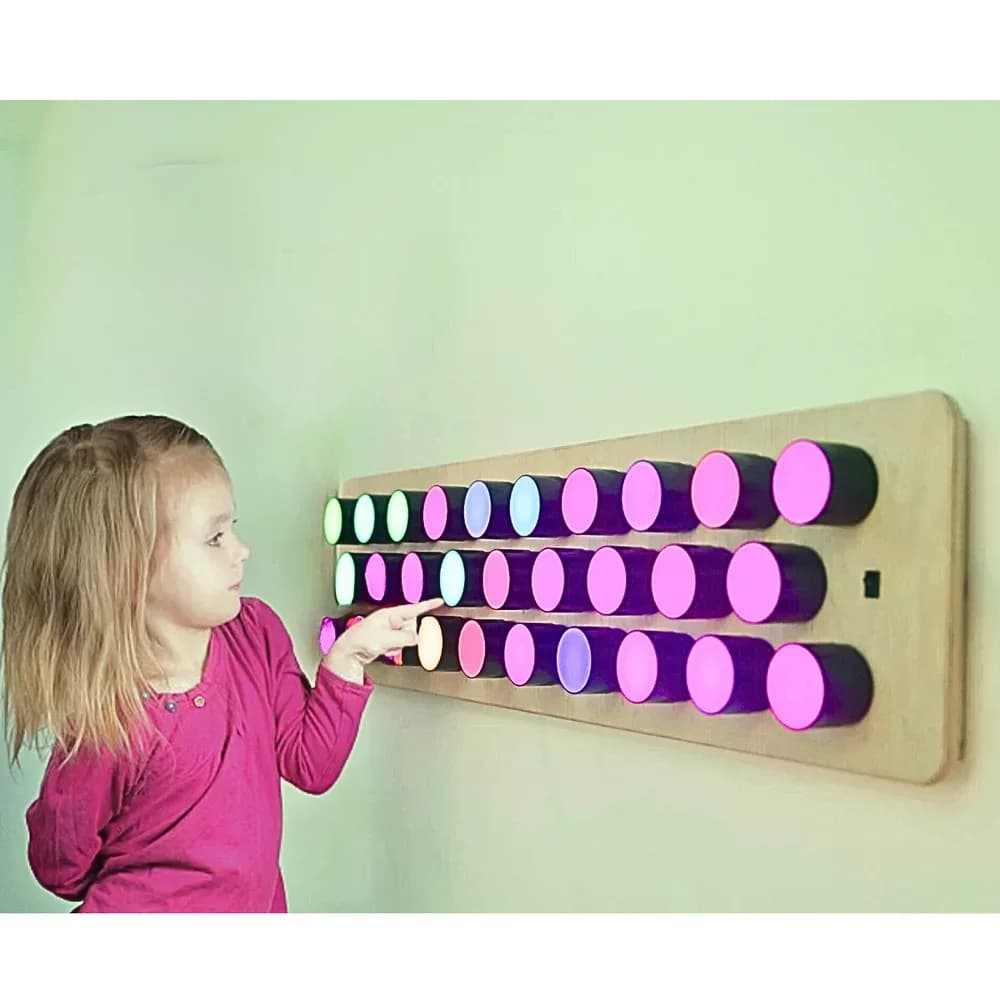 Panou luminos rotativ cu spectru de culori — miniatură