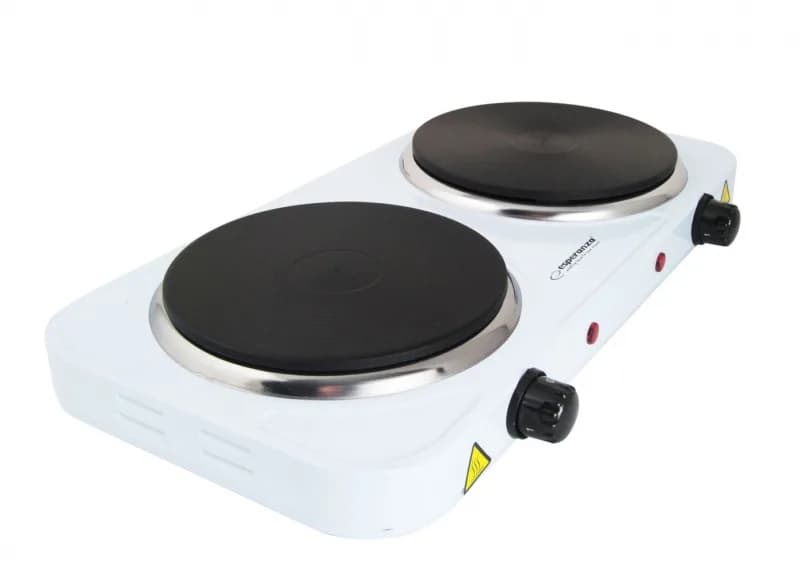 Plita electrica Esperanza Cotopaxi EKH010W 2000W 2x15.5cm Alb "EKH010W" — miniatură