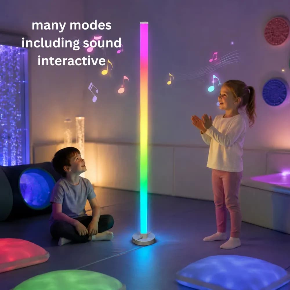 Tub LED reactiv la sunet, cu schimbare de culoare, 1,5 m