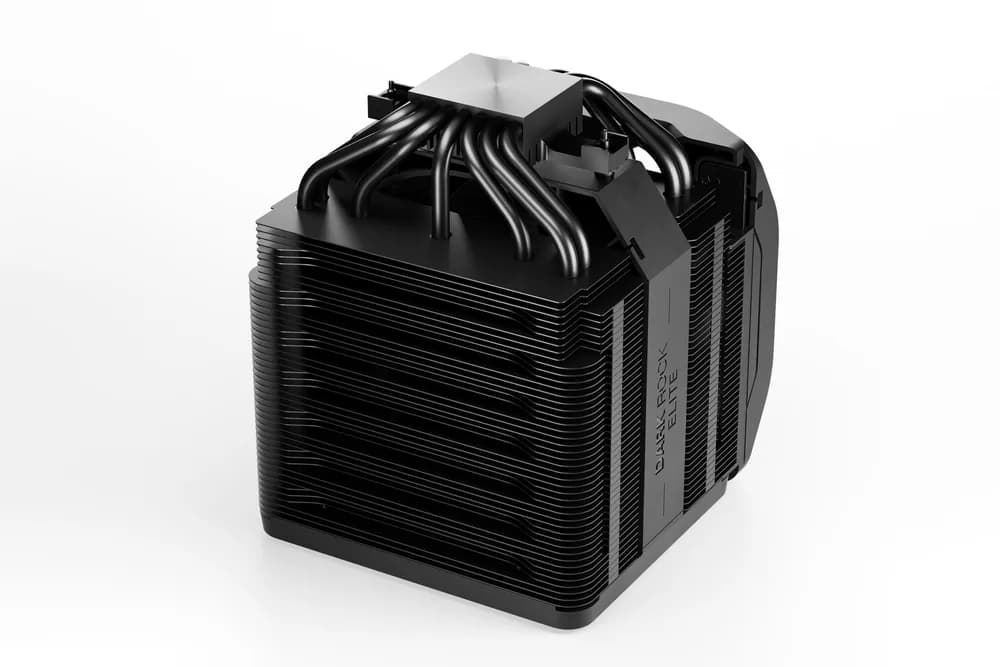 COOLER be quiet "Dark Rock Elite",racire aer, Ø6 mm×7 pcs heatpipe, skt. Intel LGA 1700/1200/115x, AMD: AM5/AM4, fan 135mm, 2000 rpm, conectare 4-pin PWM, LED ARGB, "BK037" — miniatură